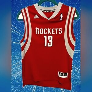 Authentic NBA James Harden (MVP) #13 Houston Rockets Adidas Red Jersey Sz M